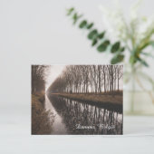 Beautiful Schipdonk Canal in Autumn, Damme Feestdagenkaart (Staand voorkant)