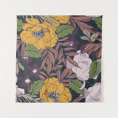 Beautiful seamless floral pattern background. wandkleed (Voorkant (horizontaal))