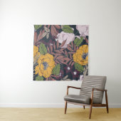 Beautiful seamless floral pattern background. wandkleed (In situ)