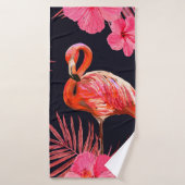 Beautiful seamless floral summer pattern backgroun badhanddoek (Badhanddoek)