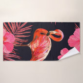 Beautiful seamless floral summer pattern backgroun badhanddoek (Badhanddoek)