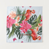 Beautiful seamless floral summer pattern backgroun wandkleed (Voorkant (horizontaal))
