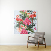 Beautiful seamless floral summer pattern backgroun wandkleed (In situ)