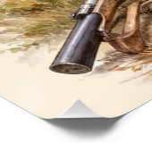 Beautiful Setter with Pheasants , Art Perfect Poster (Hoek)