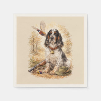Beautiful Setter with Pheasants , Art Servet