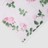 Beautiful Shabby Chic Pink Roses Tissue Paper Tissuepapier (Detail)