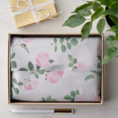 Beautiful Shabby Chic Pink Roses Tissue Paper Tissuepapier (Geschenk)