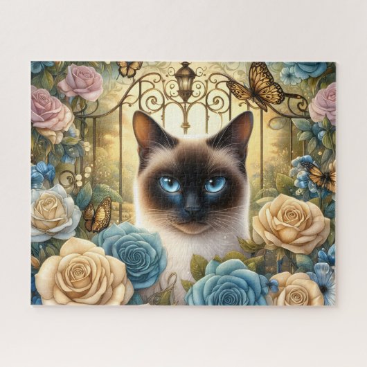 Beautiful Siamese Cat Legpuzzel (Horizontaal)