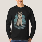 Beautiful Siberian Husky T-shirt (Voorkant)
