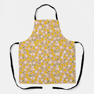 Beautiful Sicilian Lemon Kitchen Apron Schort