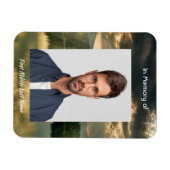 Beautiful Sky Sun Scripture Memorial Keepsake  Magneet (Horizontaal)