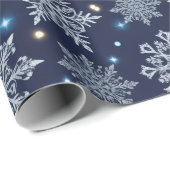 beautiful snow crystal pattern cadeaupapier (Rol Hoek)