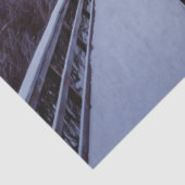 Beautiful Snowy Woods Rustic Winter Decoupage Tissuepapier (Detail)