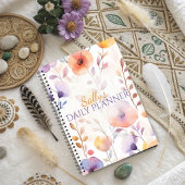 Beautiful Soft Watercolor Blooms Planner