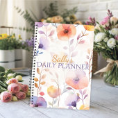 Beautiful Soft Watercolor Blooms Planner