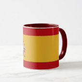 Beautiful Spain Flag Mug Mok (Voorkant rechts)