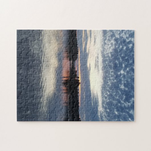 Beautiful Spring Sunset Ishpeming Michigan Legpuzzel (Horizontaal)