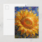 Beautiful Sunflower Briefkaart (Voorkant / Achterkant)