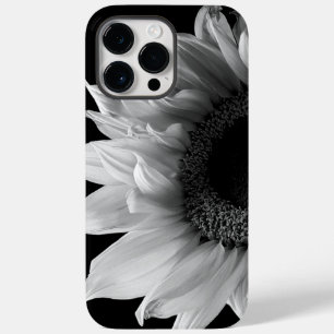 Beautiful Sunflower Portrait in Black and White Case-Mate iPhone 14 Pro Max Hoesje