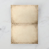 Beautiful sunflowers folded greeting card kaart (Binnen)