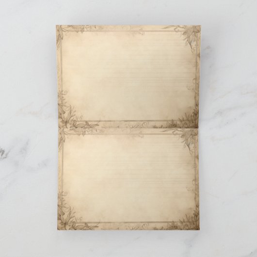 Beautiful sunflowers folded greeting card kaart (Binnen)