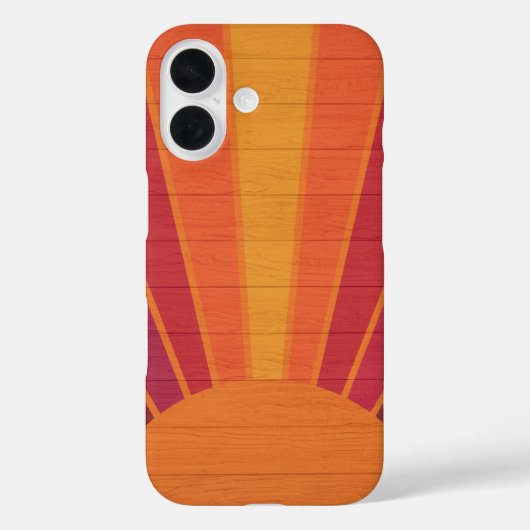 Beautiful Sunny Sun Rays Southwestern Folk Art Cas Case-Mate iPhone Case (Achterkant)