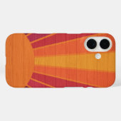 Beautiful Sunny Sun Rays Southwestern Folk Art Cas Case-Mate iPhone Case (Achterkant (horizontaal))