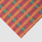 Beautiful Sunny Sun Rays Southwestern Folk Art Tissuepapier (Detail)