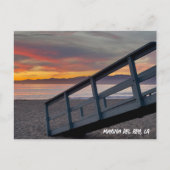 Beautiful Sunset Colors - Marina Del Rey, CA Briefkaart (Voorkant)