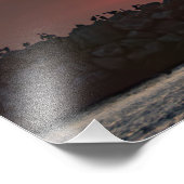 Beautiful Sunset Colors - Marina Del Rey, CA Foto Afdruk (Hoek)