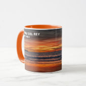 Beautiful Sunset Colors - Marina Del Rey, CA Mok (Voorkant links)