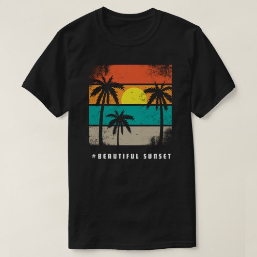 beautiful sunset t-shirt (Design voorkant)
