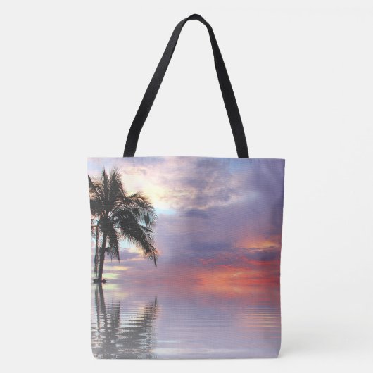 “Beautiful Sunset” Tote Bag met All Over Print (Voorkant)