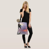 “Beautiful Sunset” Tote Bag met All Over Print (Op model)