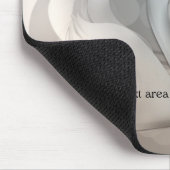 Beautiful Swan Silver Elegant Custom Chic Muismat (Hoek)