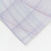 Beautiful Swing Modern Abstract Fractal Art Pink Fleece Deken (Hoek)