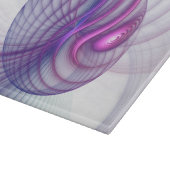 Beautiful Swing Modern Abstract Fractal Art Pink Snijplank (Hoek)