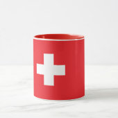 Beautiful Switzerland Flag Mug Mok (Midden)