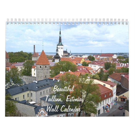 Beautiful Tallinn, Estonia Wall Calendar Kalender (Hoes)