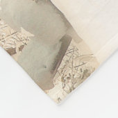 Beautiful Tiger with Cub in the Snow Fleece Deken (Hoek)