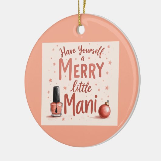  Beautiful tree bauble for any manicure Lover Keramisch Ornament (Links)