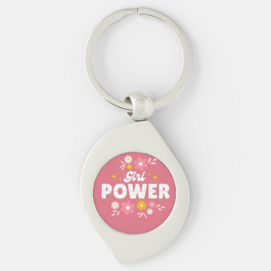Beautiful trending girl power sleutelhanger (Voorkant)