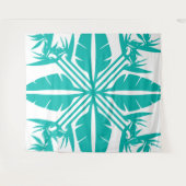 Beautiful Tropical Hawaiian quilt block tapestry Wandkleed (Voorkant (horizontaal))