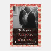 Beautiful Tulip Accent Winter Wedding Acryl Bord (Voorkant)