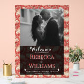 Beautiful Tulip Accent Winter Wedding Acryl Bord (Huwelijk)