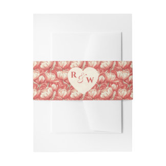 Beautiful Tulip Inspired Mountain Wedding Uitnodigingen Wikkel