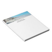 Beautiful Turquoise Tropical Beach Notitieblok (Schuin)