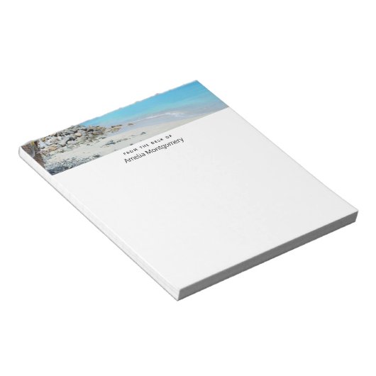 Beautiful Turquoise Tropical Beach Notitieblok (Schuin)