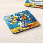 Beautiful Vase of Flowers  Bier Onderzetter (Linkerzijde)