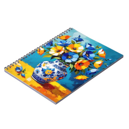 Beautiful Vase of Flowers  Notitieboek (Linkerzijde)